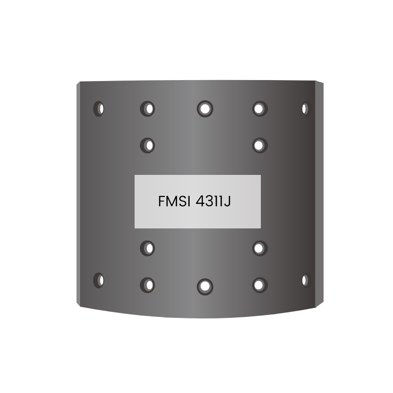 4311J Garnitură de frână pentru camioane de mare rezistență