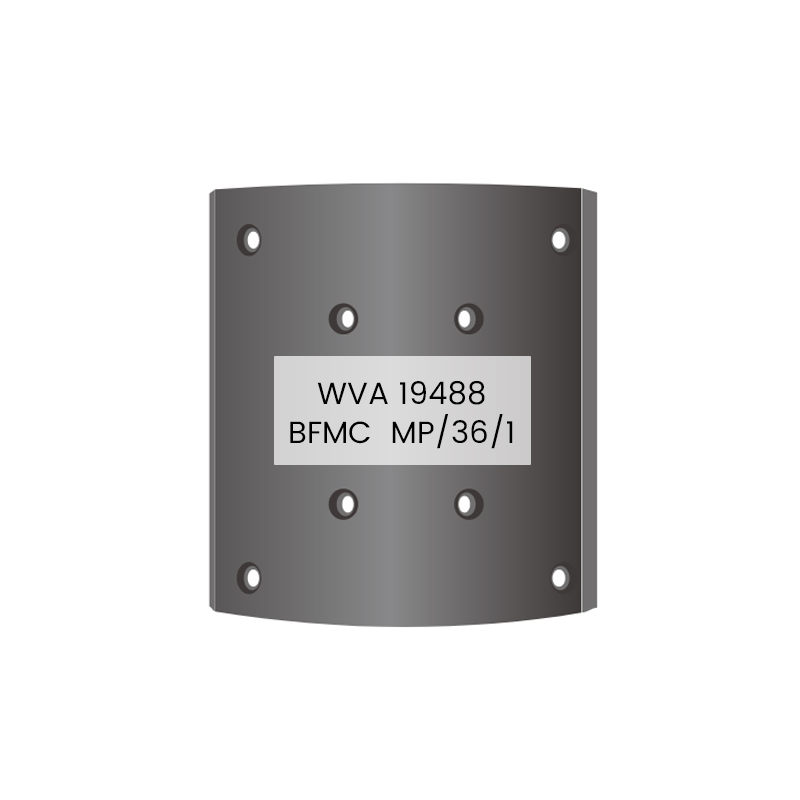 19488 MP/36/1 garnitură europeană de frână pentru camion pentru MAN, MERCEDES-BENZ