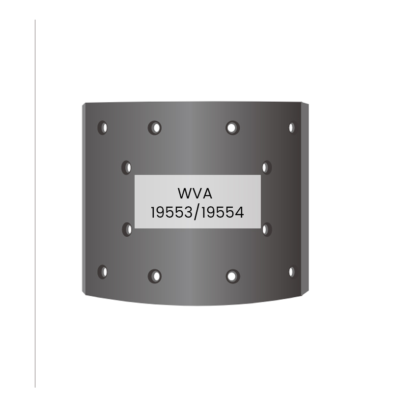 Garnitură de frână europeană pentru camion 19553/19554 pentru IVECO