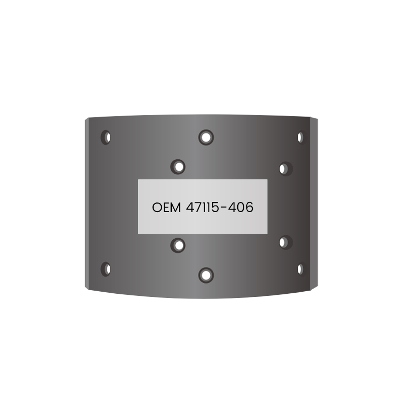 Garnitură de frână pentru piese auto japoneze pentru camioane 47115-406 pentru ISUZU